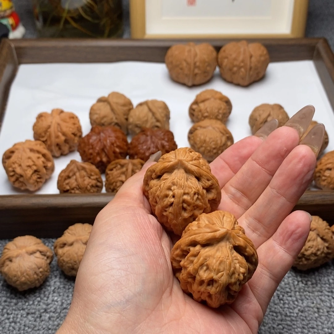 文玩核桃吊坠李*恒红锦鲤