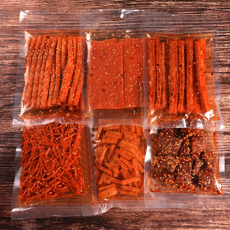 【6大包9.9】麻辣豆皮辣条网红辣条组合辣味辣棒麻辣块辣片香辣70g