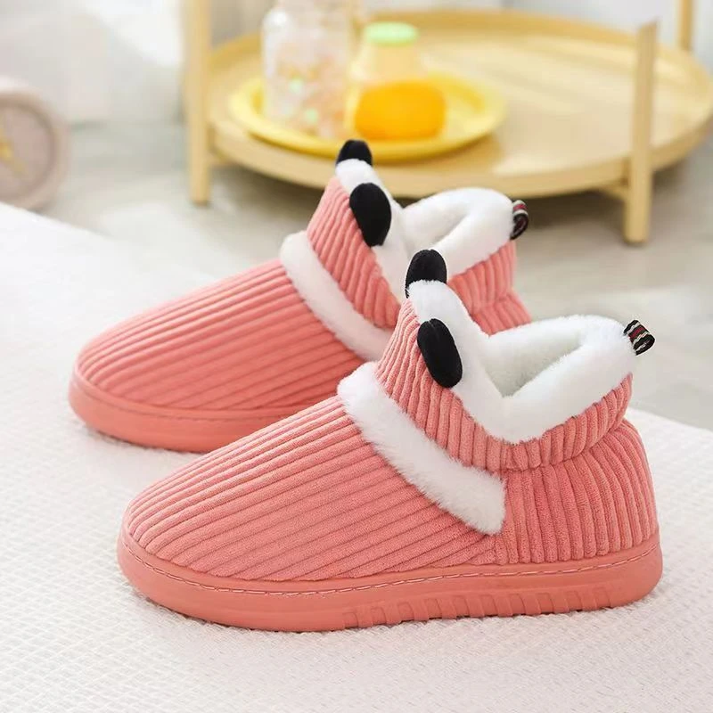 居家棉鞋女冬加绒可爱包跟防滑保暖棉拖鞋棉拖冬天冬季拖鞋软底
