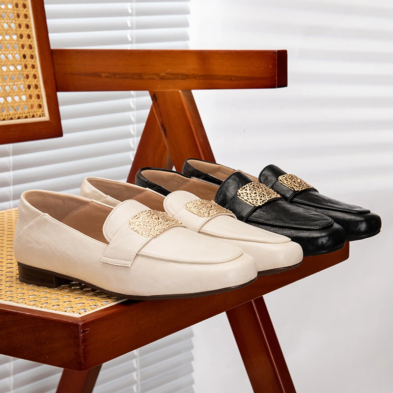 2.5CM/羊皮/34码-40码/新款舒适百搭包跟单鞋