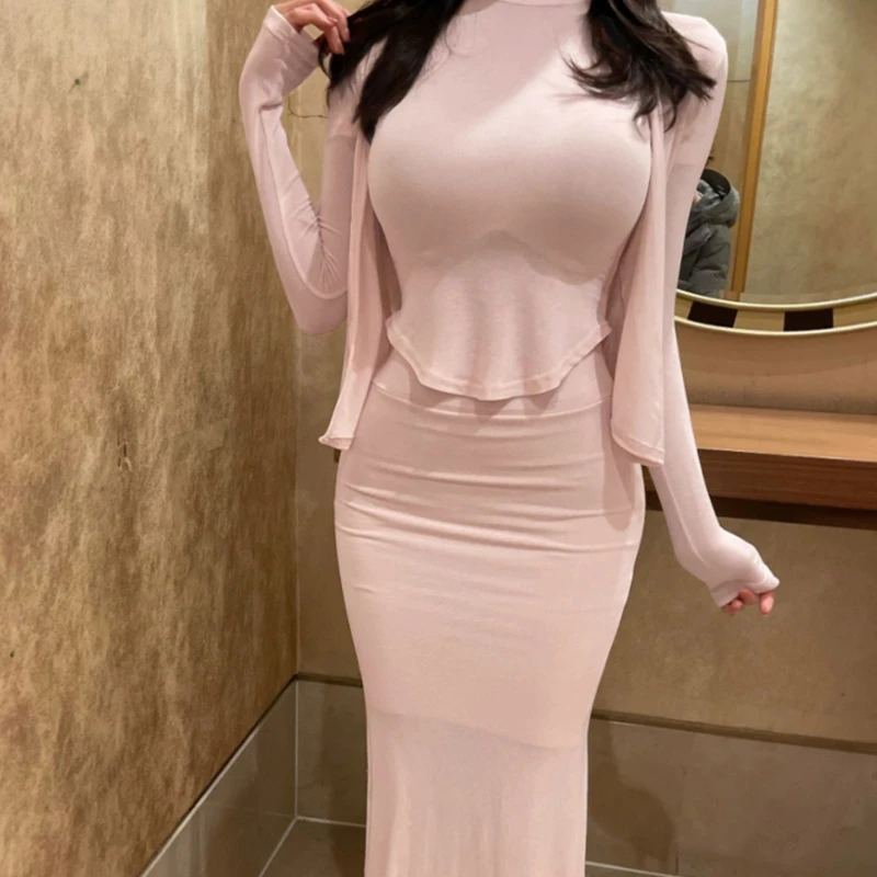 纯欲风春夏气质性感辣妹三件套紧身显瘦短袖t恤女生韩系ins衣服