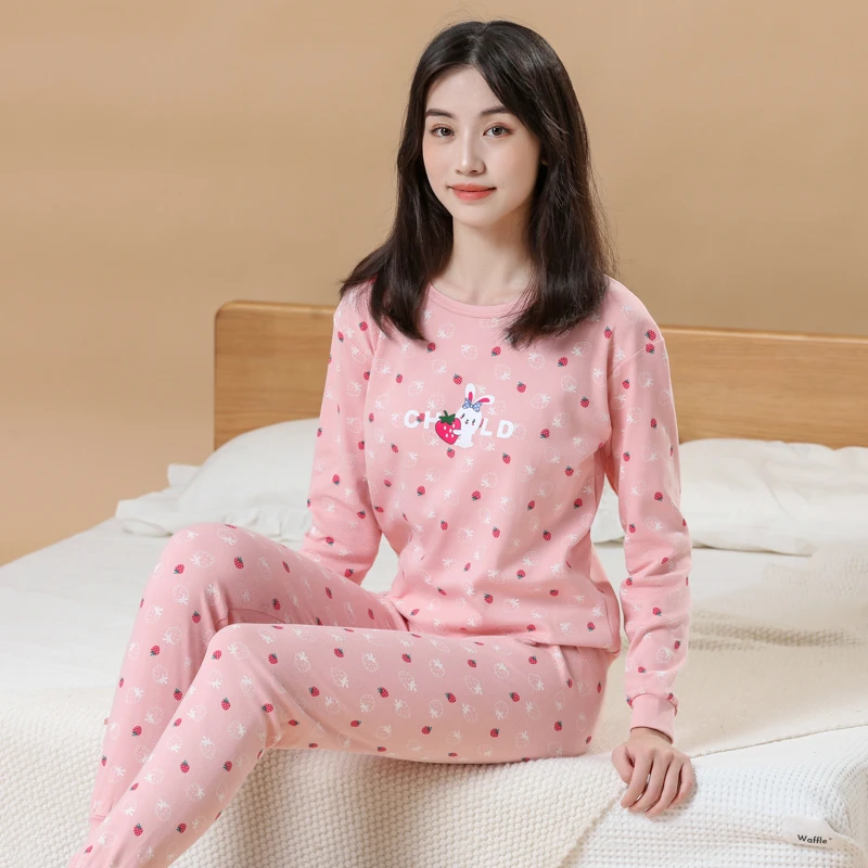 【中大童单套/140-180尺码】中大童纯棉秋衣秋裤套装保暖睡衣家居服