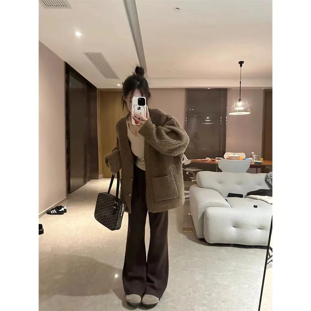 徐秋阳 琥珀 时尚简约百搭舒适简约设计款休闲裤10171-