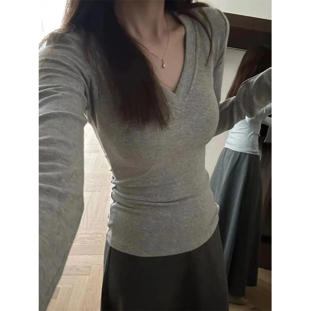 徐秋阳 腰精伴侣 百搭时尚休闲设计感显瘦显白上衣11768-
