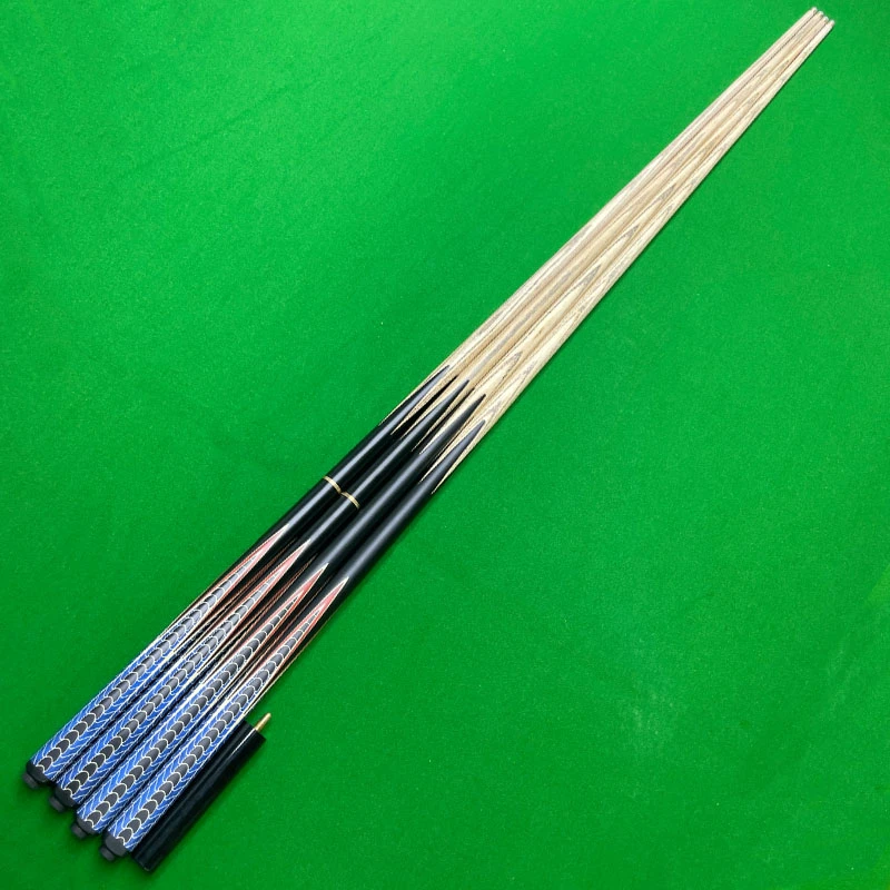 四面水标龙鳞分体通杆台球杆会员杆公杆小头黑八球杆中式