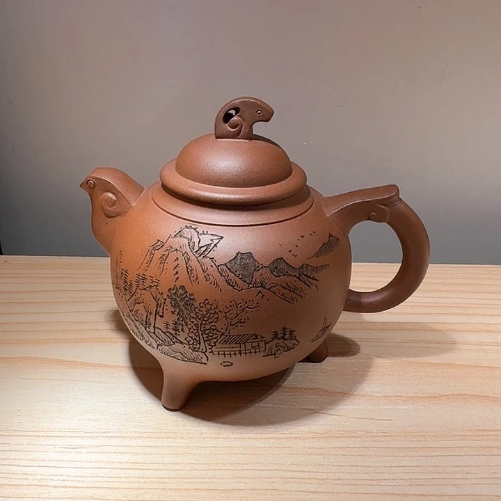 紫砂茶壶宜兴原矿手工紫砂壶