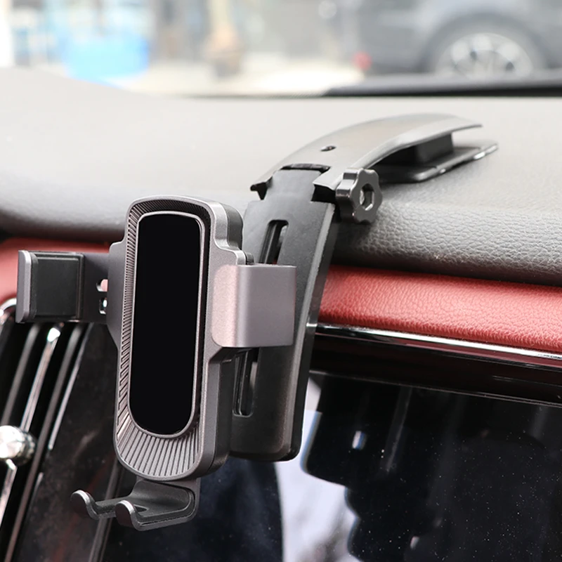支点厚重夹不挡视线汽车用车载手机支架胶贴台面上导航固定支撑驾
