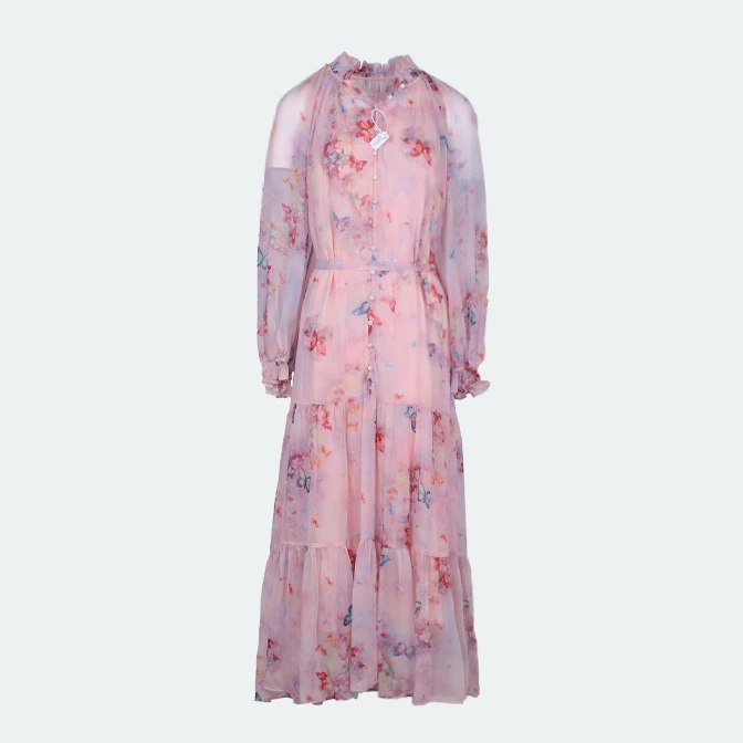 【嘉姐真丝轻奢】重磅100桑蚕丝连衣裙Y24C9097