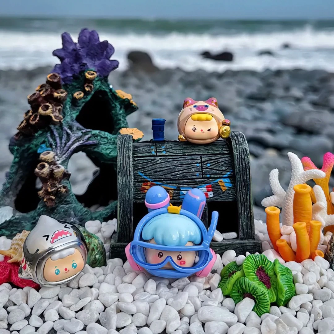 【拆盒】ZOZO2-海洋奇遇系列卡通可爱萌粒正版盲盒潮玩摆件惊喜礼物