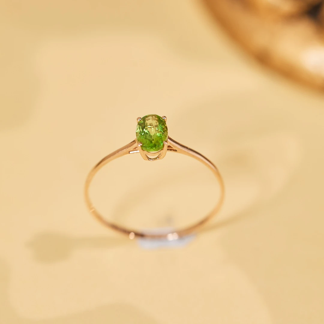 【玉峰珠宝丨安娜严选】碧玺戒指18K金【U9403】多样性发一