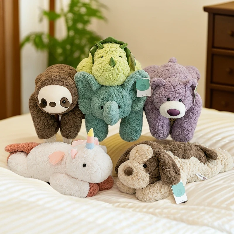 趴姿安抚系列玩偶毛绒玩具柔软舒适抱枕女生睡觉呆萌可爱陪伴