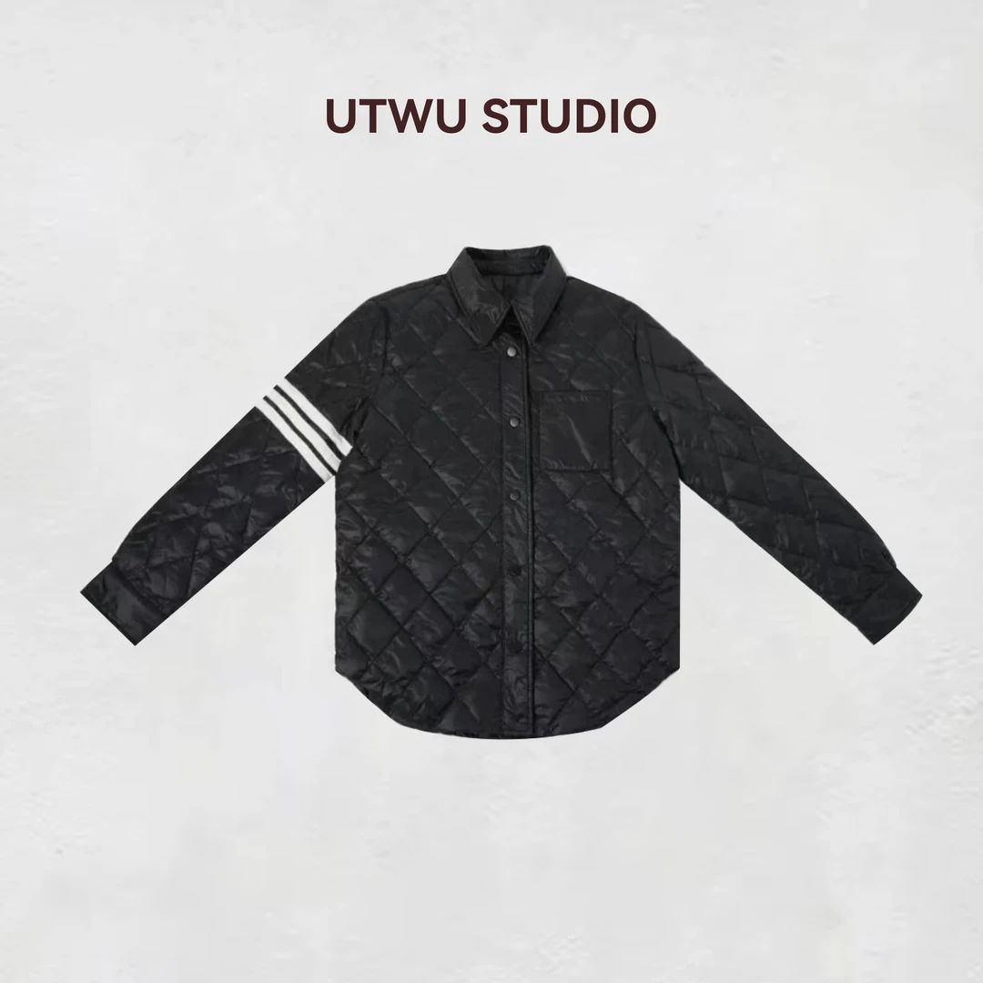 UTWU 小敏 【菱格女士】时尚百搭重工高定保暖羽绒服50296-YRF