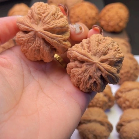 文玩核桃把件粗筋