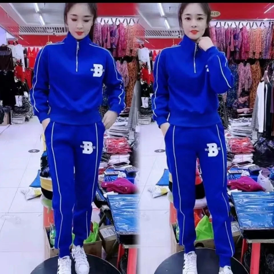 卫衣显瘦气质运动网红时尚洋气秋冬百搭立领春季秋季潮流宽松长袖