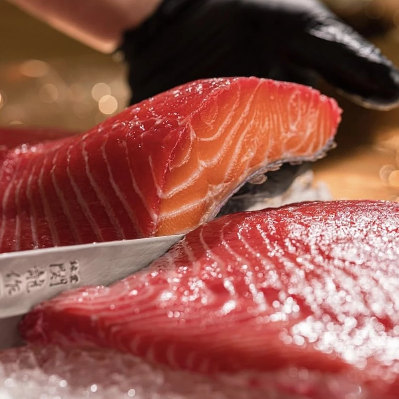 即食三文鱼（虹鳟）俄罗斯风味果木熏制半片熏鱼