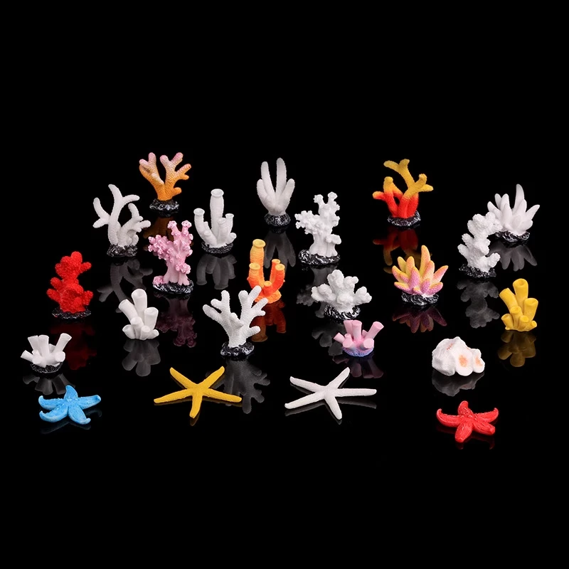 水族箱造景海水缸布景装饰品仿真软体珊瑚水族水草假珊瑚