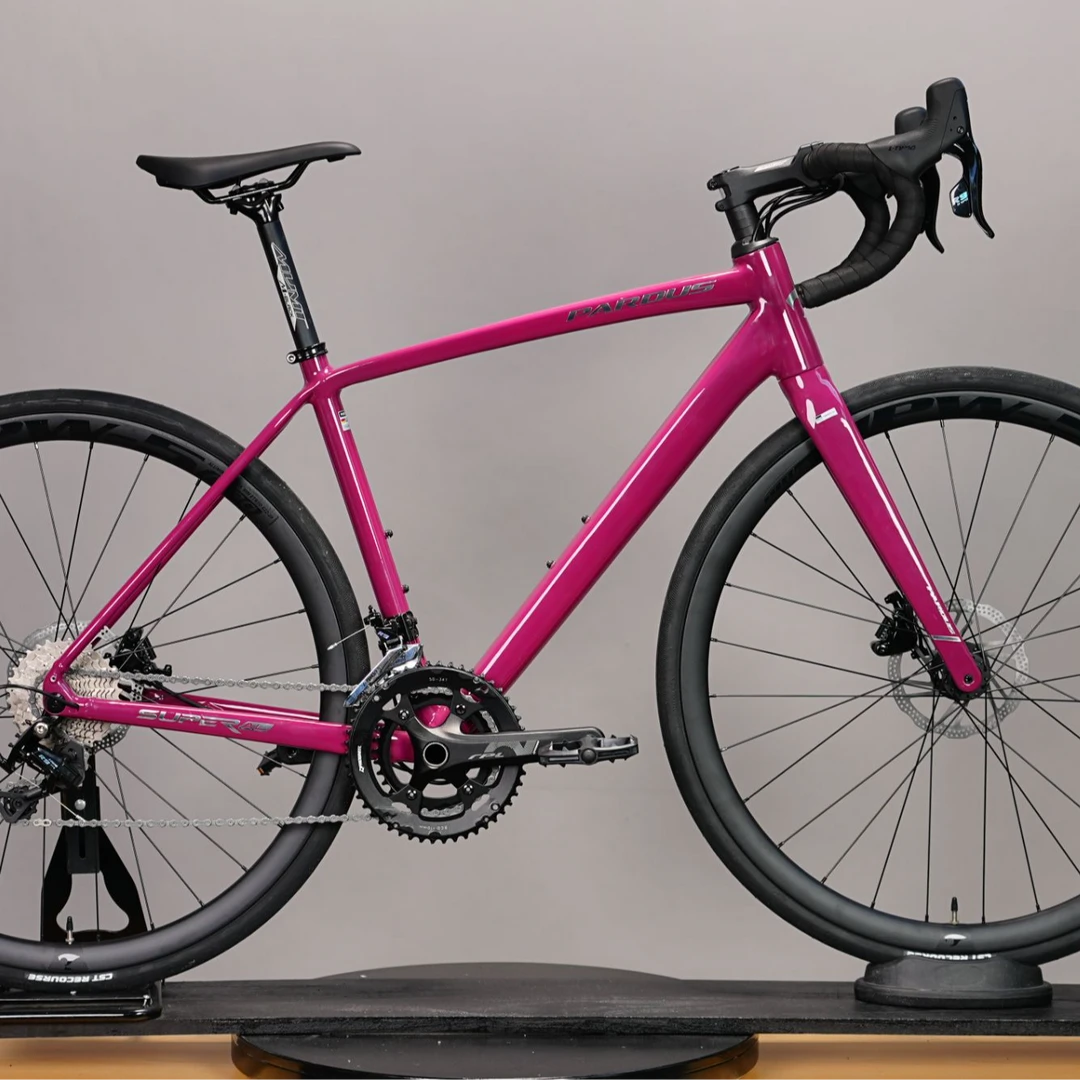 瑞豹(寄卖)瑞豹公路车SUPER AL 葡萄紫 M 跨高78-80cm 174-182