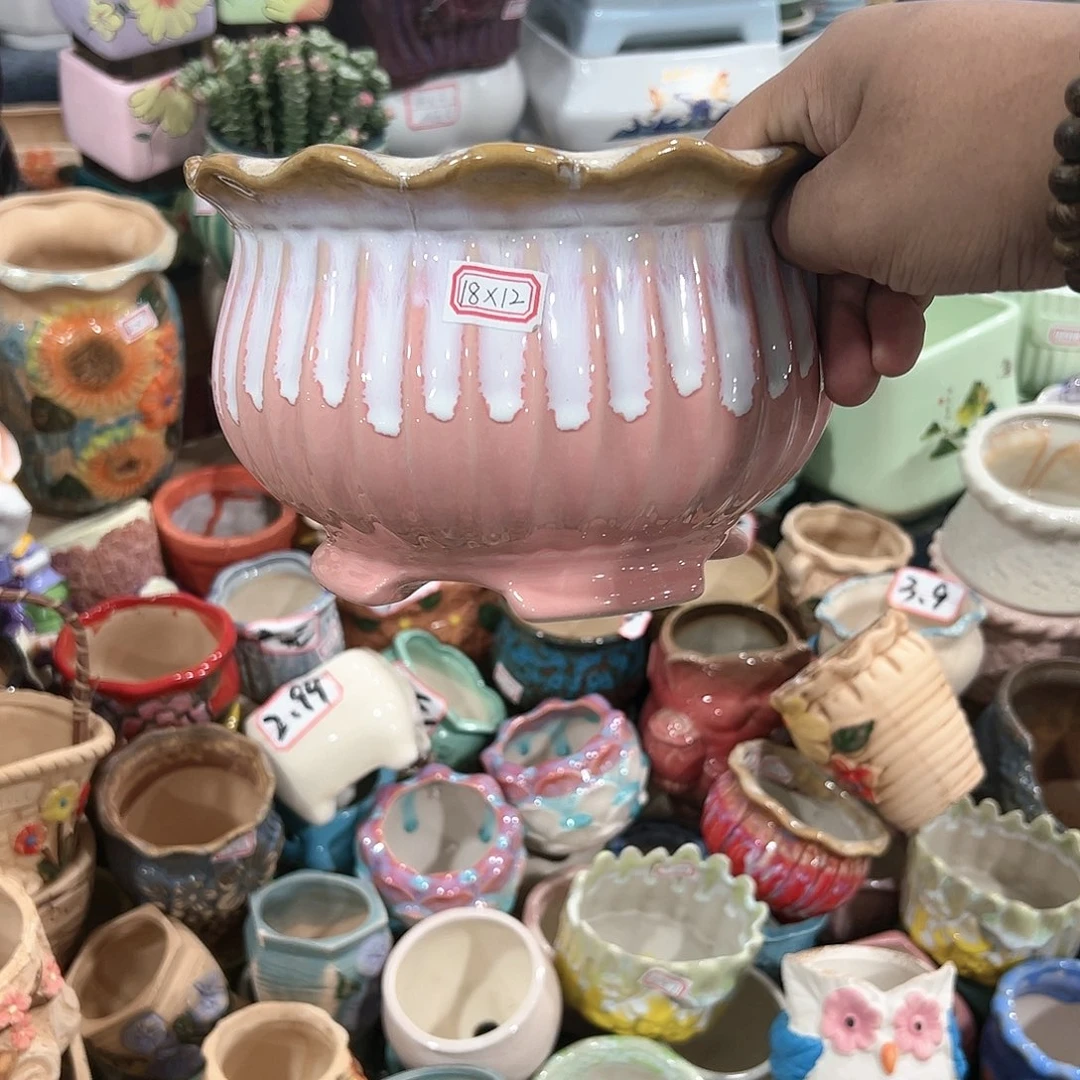 红陶陶瓷多肉花盆清仓