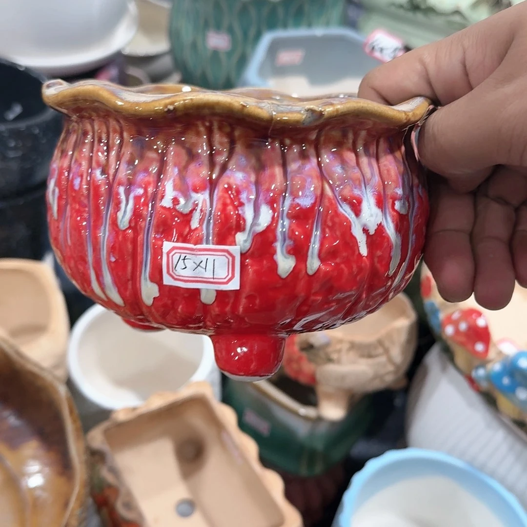 红陶陶瓷多肉花盆清仓