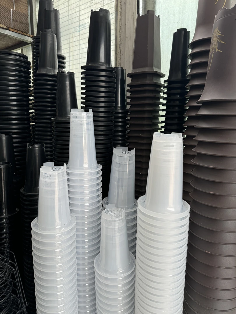 兰花专用黑盆清仓兰花盆塑料花盆130*210（10个）