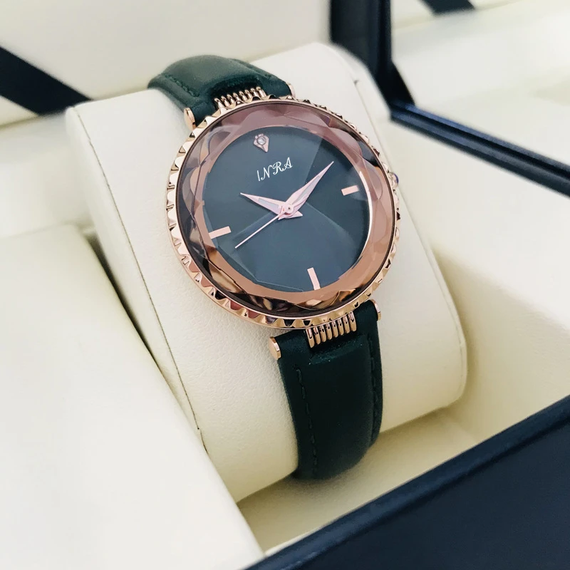 时尚太阳纹轻奢女士腕表58009橙盒