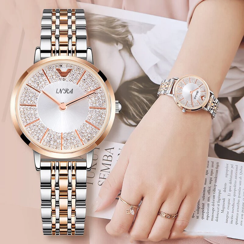 新款2024镶钻女士腕表98685钢带 B84