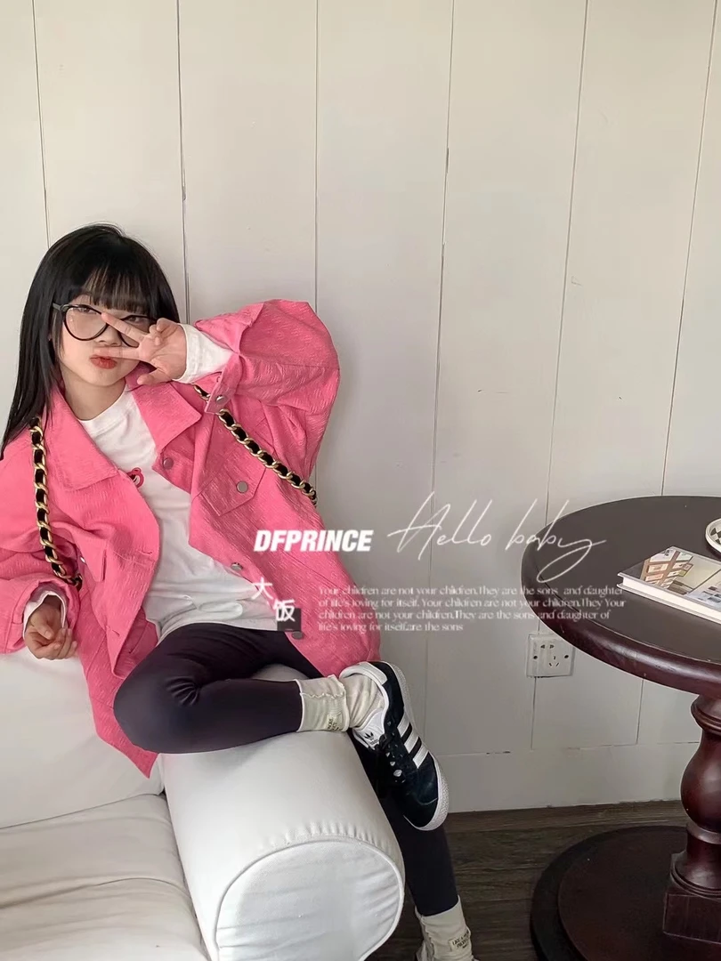 秋雨妈咪童装个性女童休闲牛仔潮酷穿搭