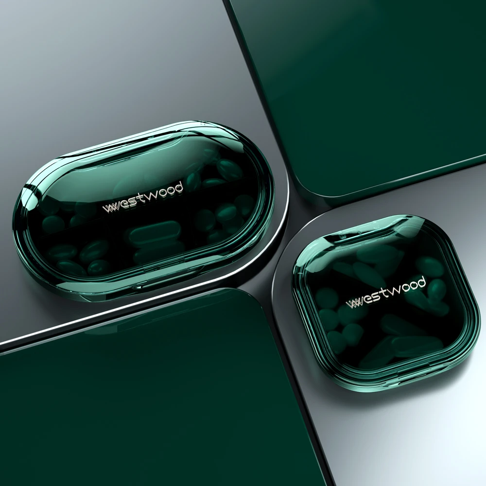 日本小药盒分装便携式小号随身迷你大容量7天装药片药物收纳盒子