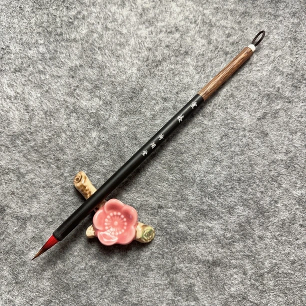 【重楼】出锋：2.0cm纯狼毫辽尾灰尾小红毛小楷书法楷书瘦金体毛笔