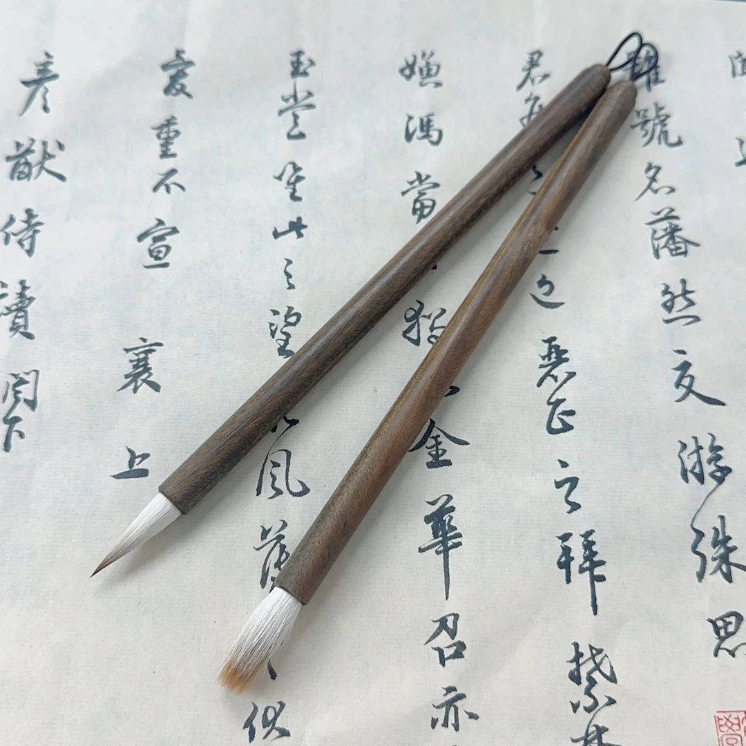 【幸会】出锋：2.5狼羊兼毫作品级小行书礼扎赤壁赋洛神赋专用初学者