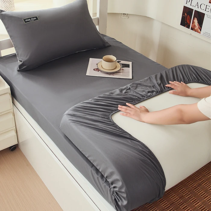 纯棉床笠单件宿舍专用90x190学生单人全棉全包床单床罩床签褥子套