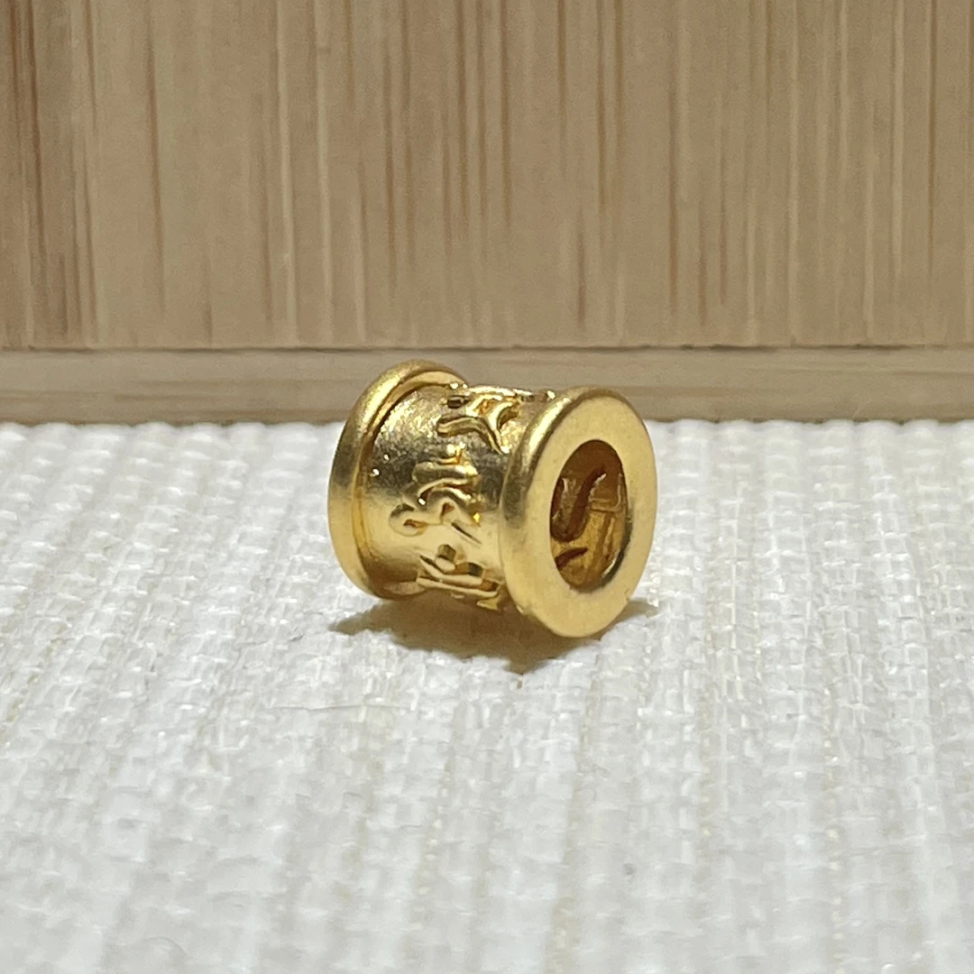 足金六字真言路路通配件