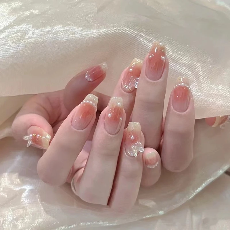 7【中长款秋季蝴蝶偏偏温柔仙气】穿戴甲