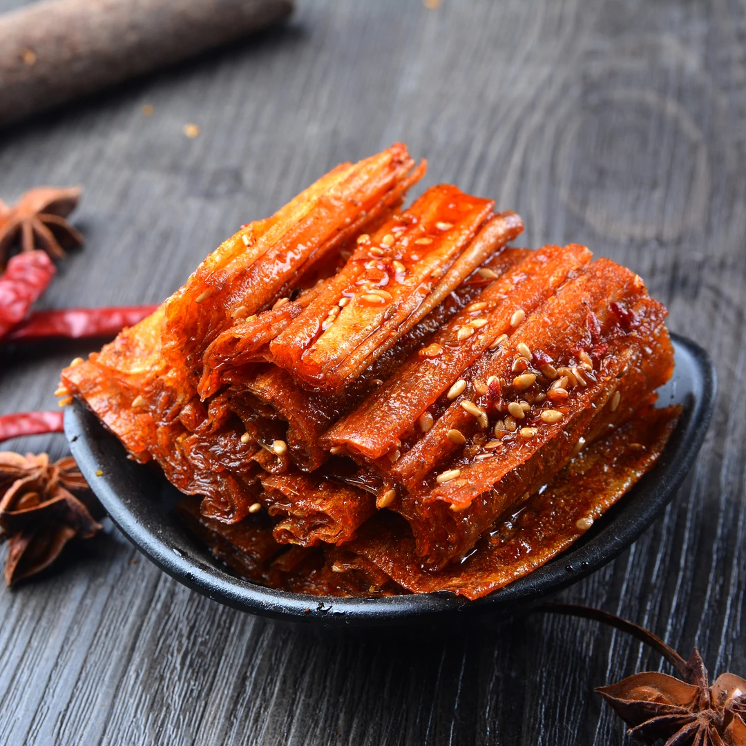 豆有味爆辣豆卷网红豆皮辣条组合湖南特产怀旧零食小卖部麻辣小吃