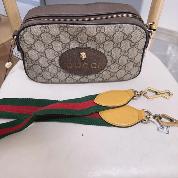 95新 GUCCI/古驰 古驰虎头相机包