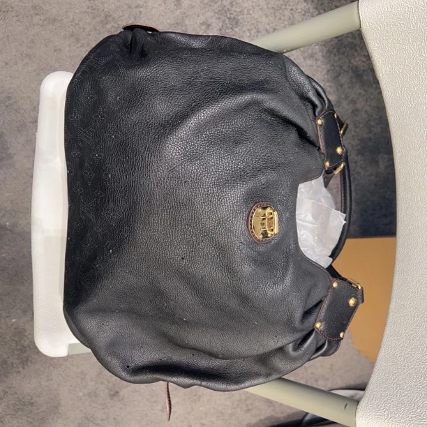 95新 LouisVuitton/路易威登 路易威登 黑色中古百搭手提包