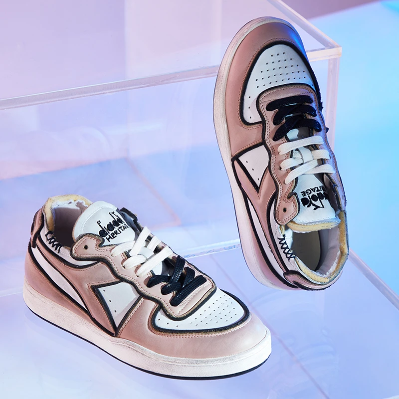 diadora/迪亚多纳男女鞋欧产脏蜡石复古做旧休闲鞋 BASKET时尚
