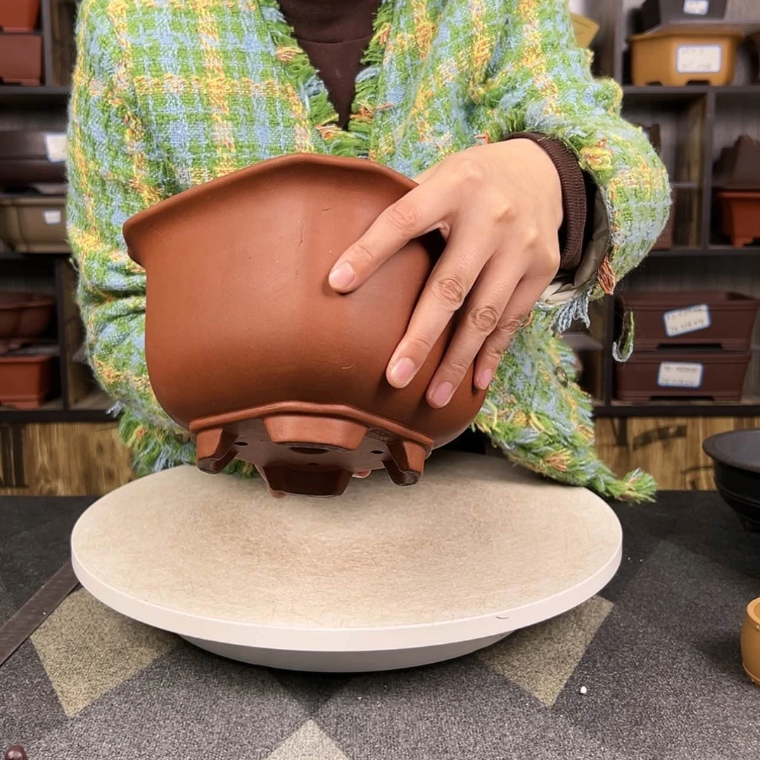 【闪购商品】紫砂花盆瑕，