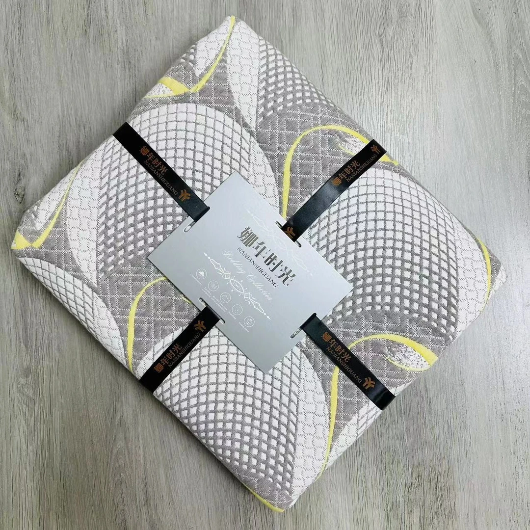 大豆豆-灰空气层泡泡软凉席床盖2*2.3米