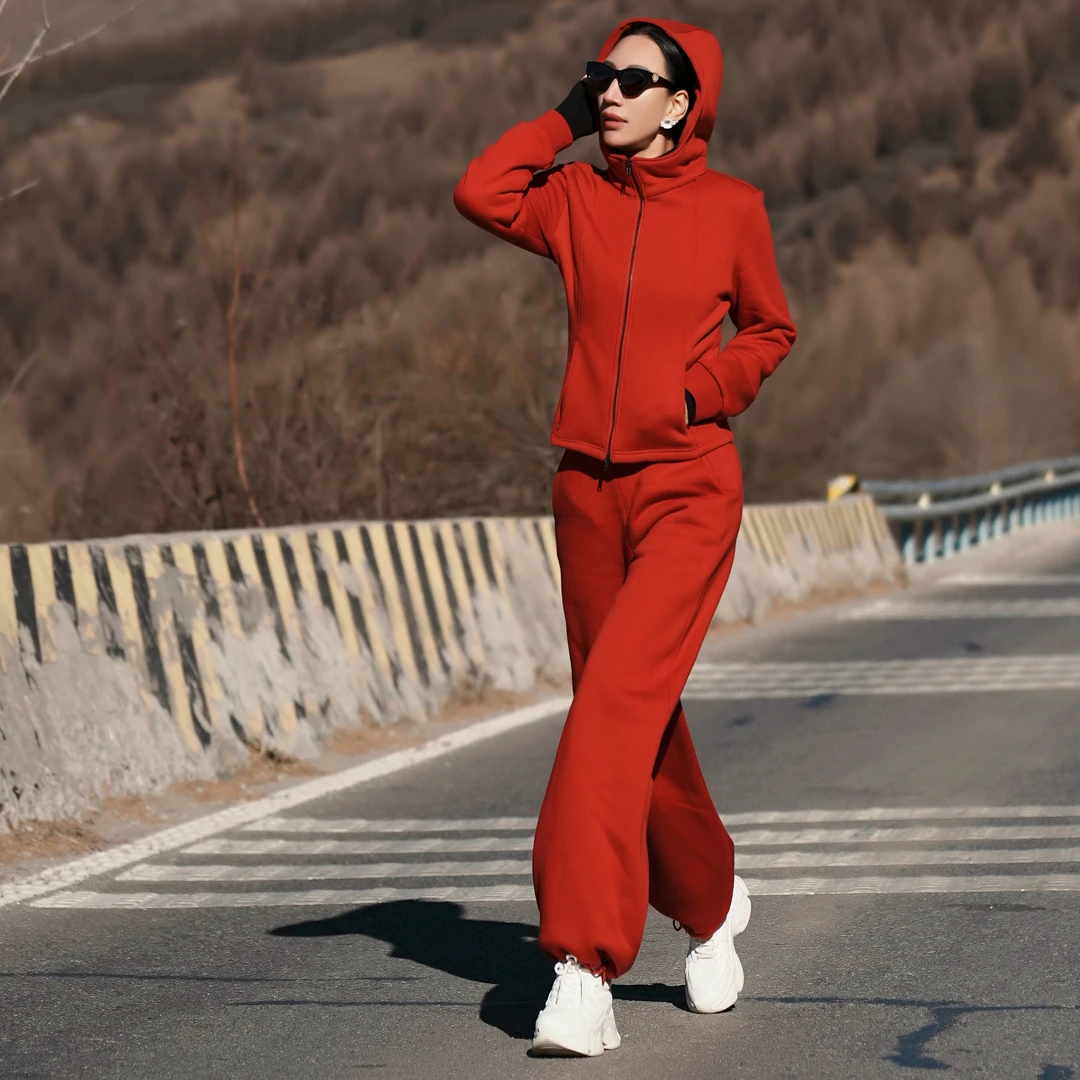 【Do.Fashion欧阳】"冬日暖阳"澳毛暖绒保暖连帽外套