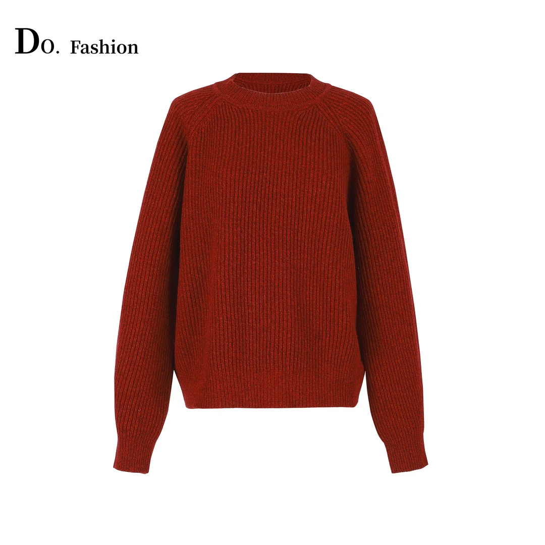 【Do.Fashion欧阳】“惬意时光”100%轻柔澳毛极简廓形半高领毛衣