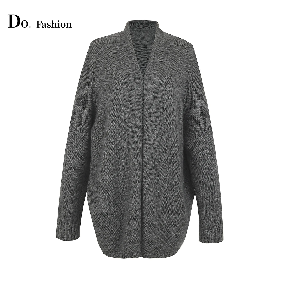 【Do.Fashion欧阳】街拍慵懒风休闲百搭针织开衫外套