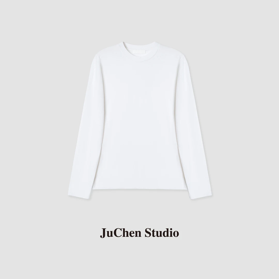 LIBOSHU软糯亲肤宽松百搭~长袖打底T恤 211155