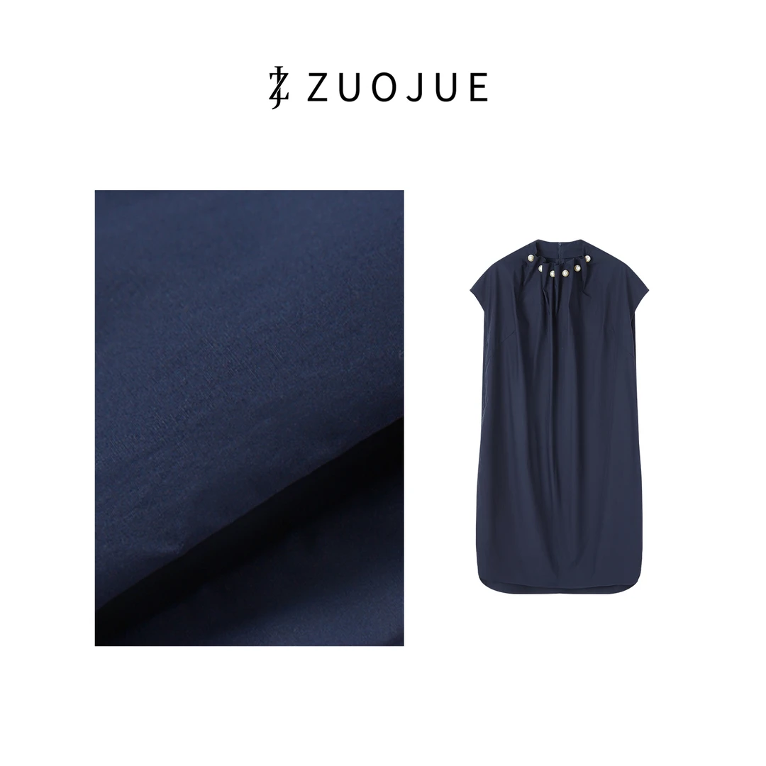 ZUOJUE/法式轻奢宽松小个子气质连衣裙显瘦夏季时尚ZJ2406L016