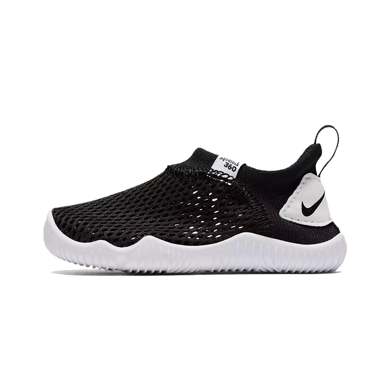 正品NIKE耐克儿童鞋夏季款男童女童一脚蹬凉鞋宝宝镂空网面涉水鞋