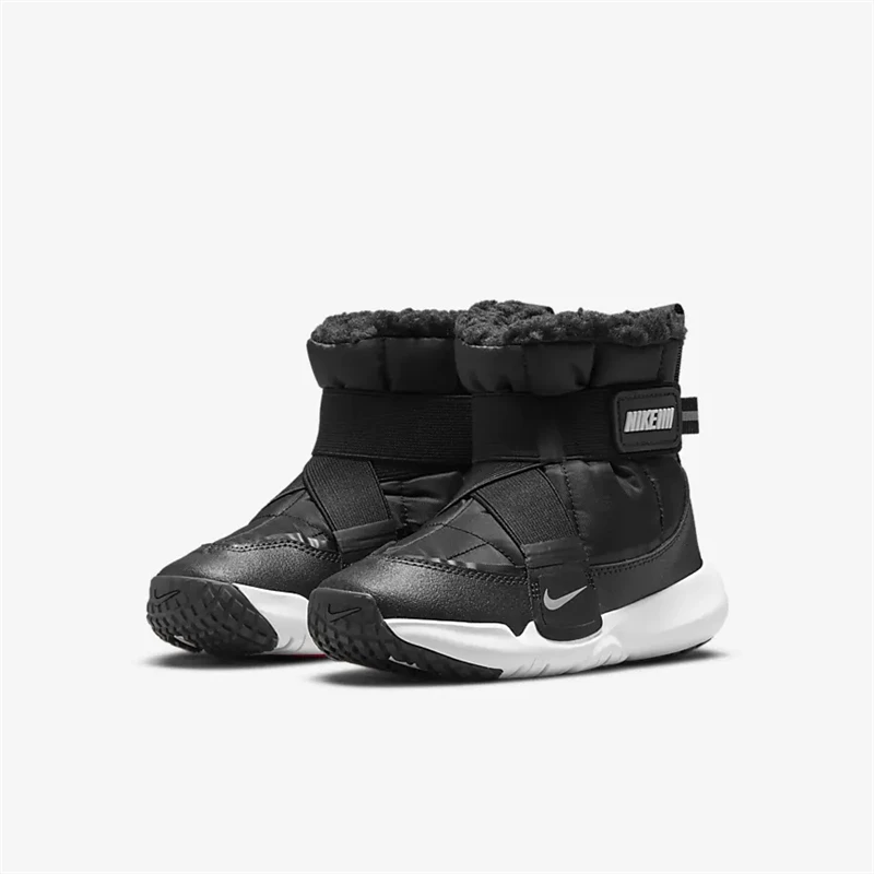 正品NIKE耐克户外儿童鞋男童女童冬款中筒靴防滑时尚保暖雪地棉靴