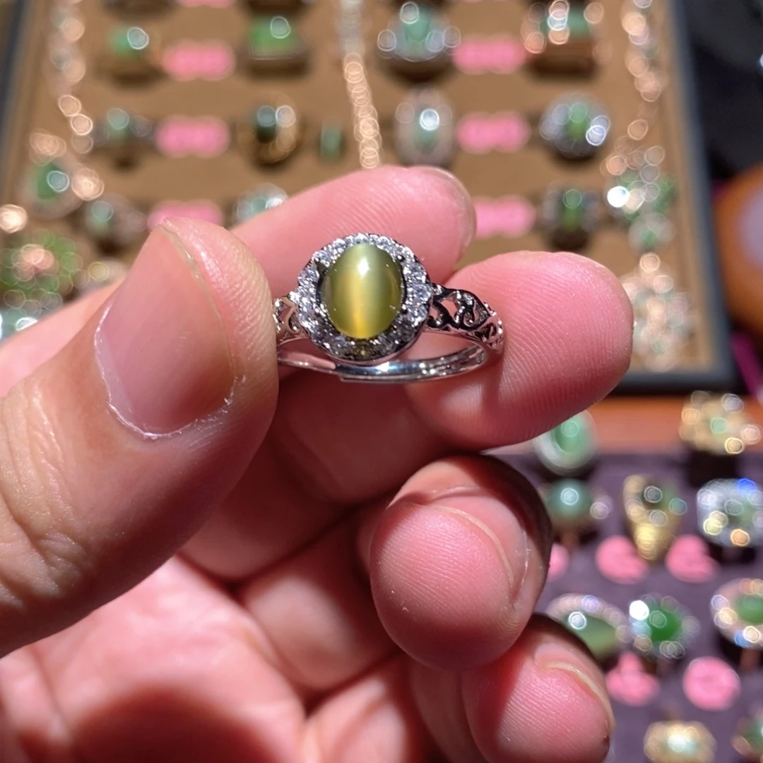 【闪购商品】和田玉（碧玉）戒指合金