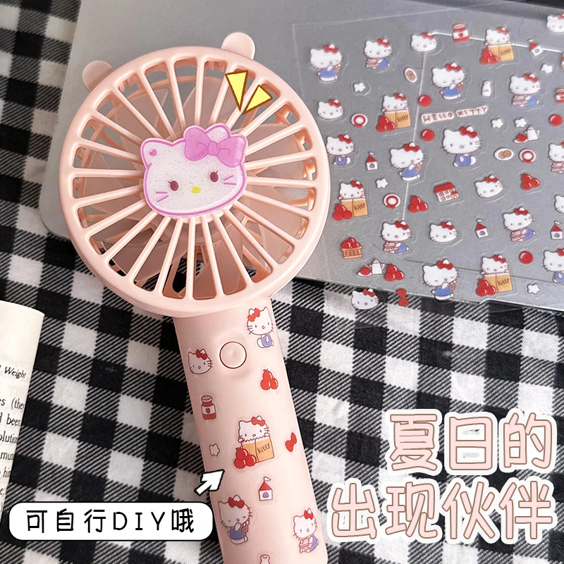 帕恰狗手持小风扇可充电学生风扇宿舍便携式桌面三丽鸥儿童电风扇
