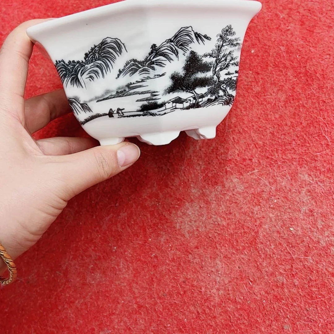 【闪购商品】紫砂花盆925号瑕疵开裂不tui不huan