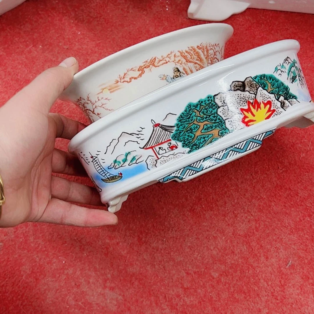 【闪购商品】紫砂花盆心****7533号微瑕2个